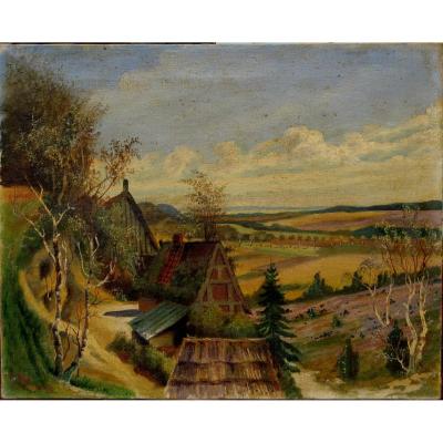 MÜTTERSEN : PAYSAGE ALLEMAND 1900