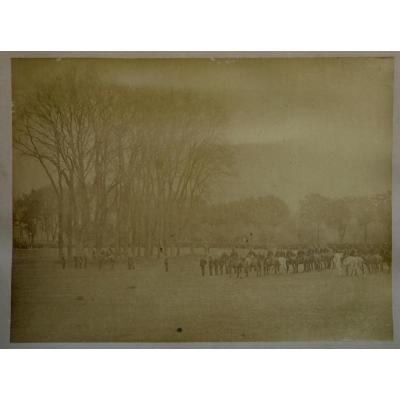 Very Great Photograph 1850 : "military Ceremony" 