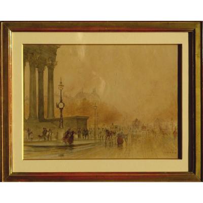 Francis Garat : "view Of Paris"