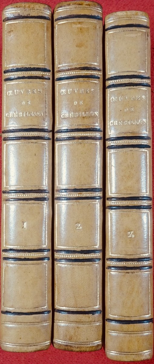 Crebillon (prosper Jolyot De) - Works. London, Se, 1785. 19th Century Binding.