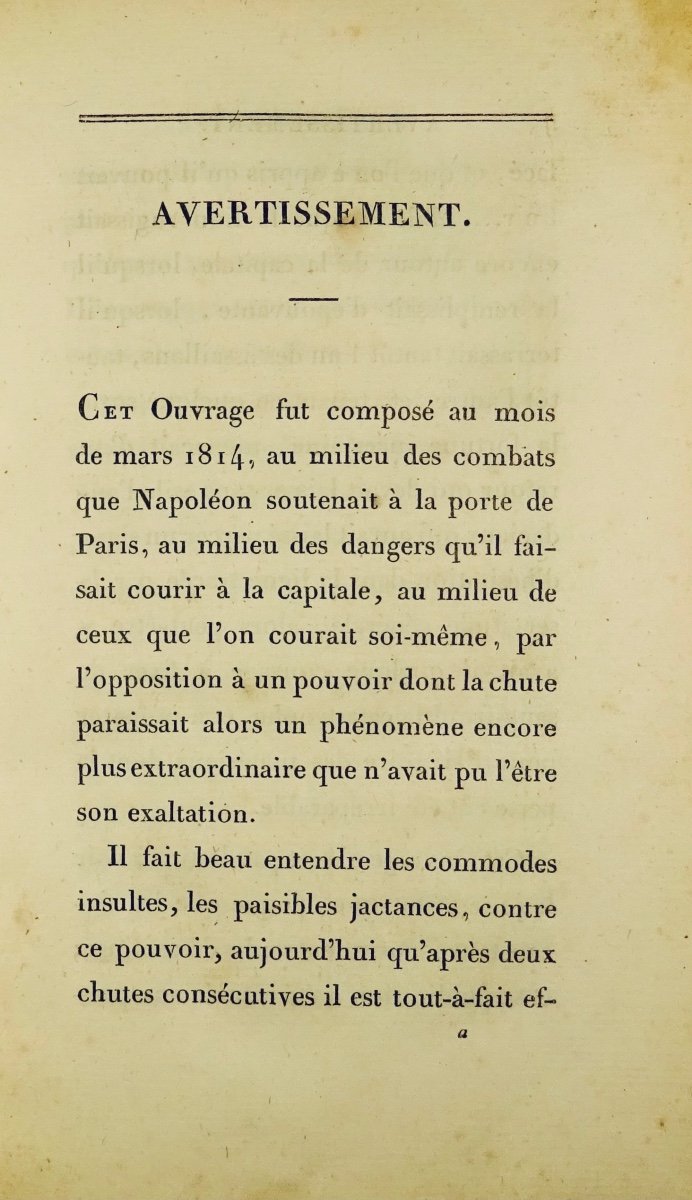 Dufour De Pradt - History Of The Embassy In The Grand Duchy Of Warsaw In 1812. Chez Pillet.-photo-2