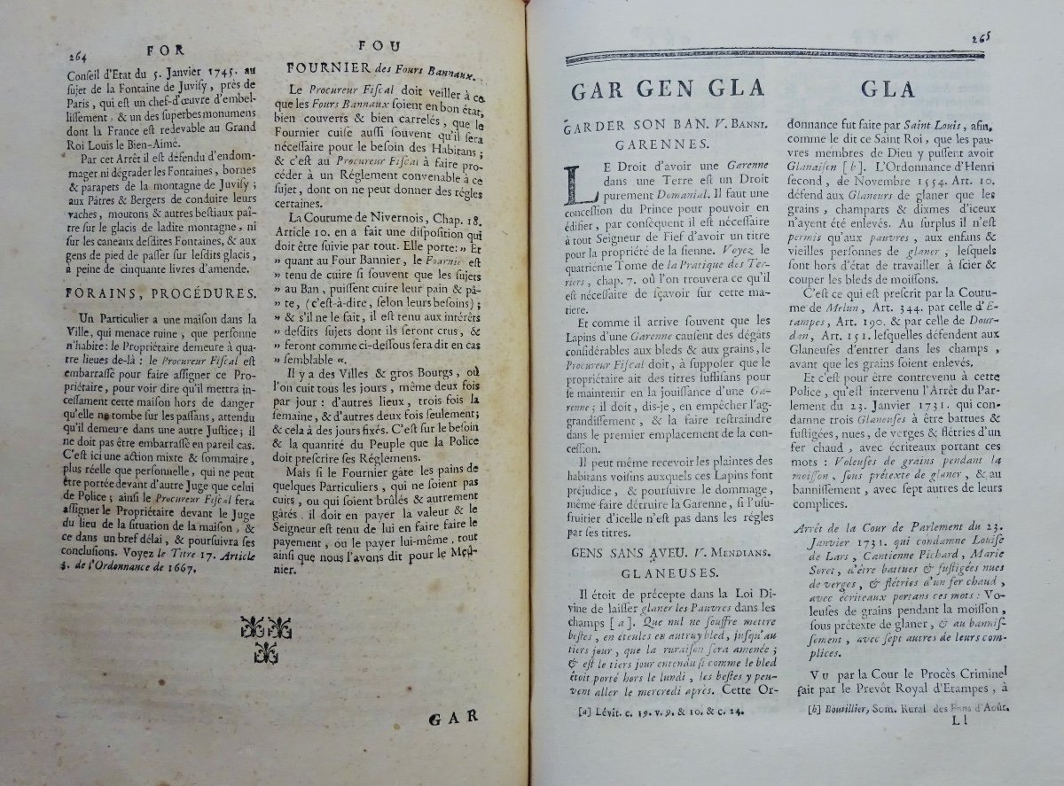 POIX DE FRÉMINVILLE (Édmé de la) - Dictionnaire ou traité de la police. Gissey, 1768.-photo-3