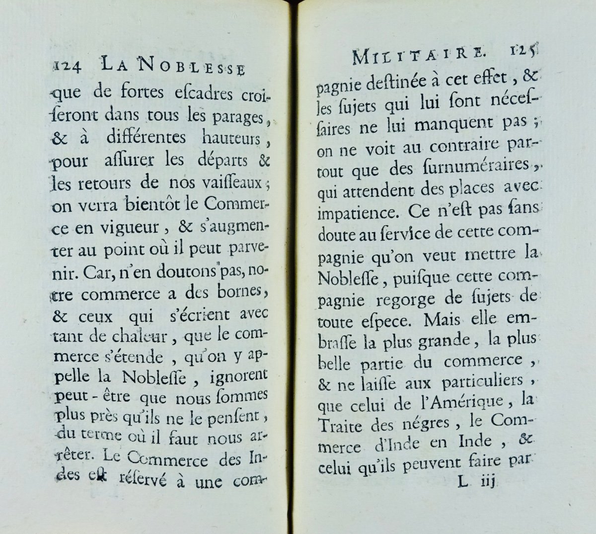 [SAINTE FOIX] - La noblesse militaire opposées à la noblesse commerçante. 1756.-photo-1