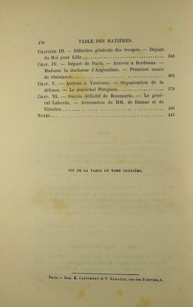 Forgues (eugene) - Memoirs And Political Relations Of Baron De Vitrolles. Bachelor, 1837.-photo-5