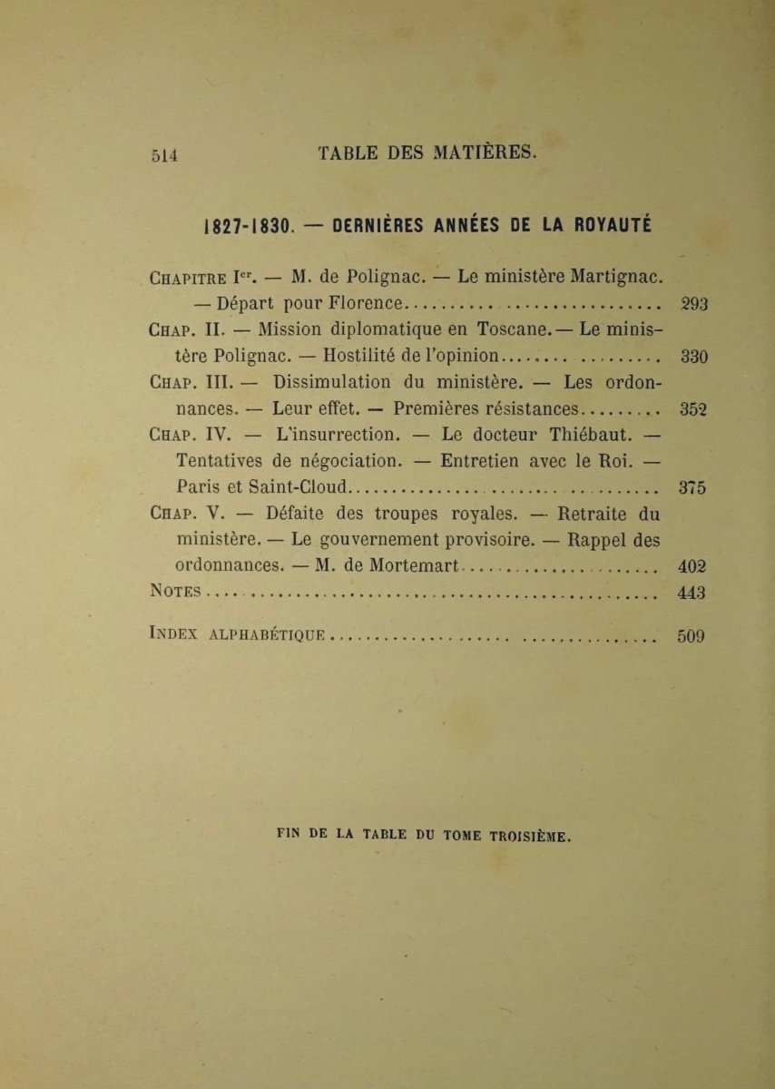 FORGUES (Eugène) - Mémoires et relations politiques du baron De Vitrolles. Bachelier, 1837.-photo-7