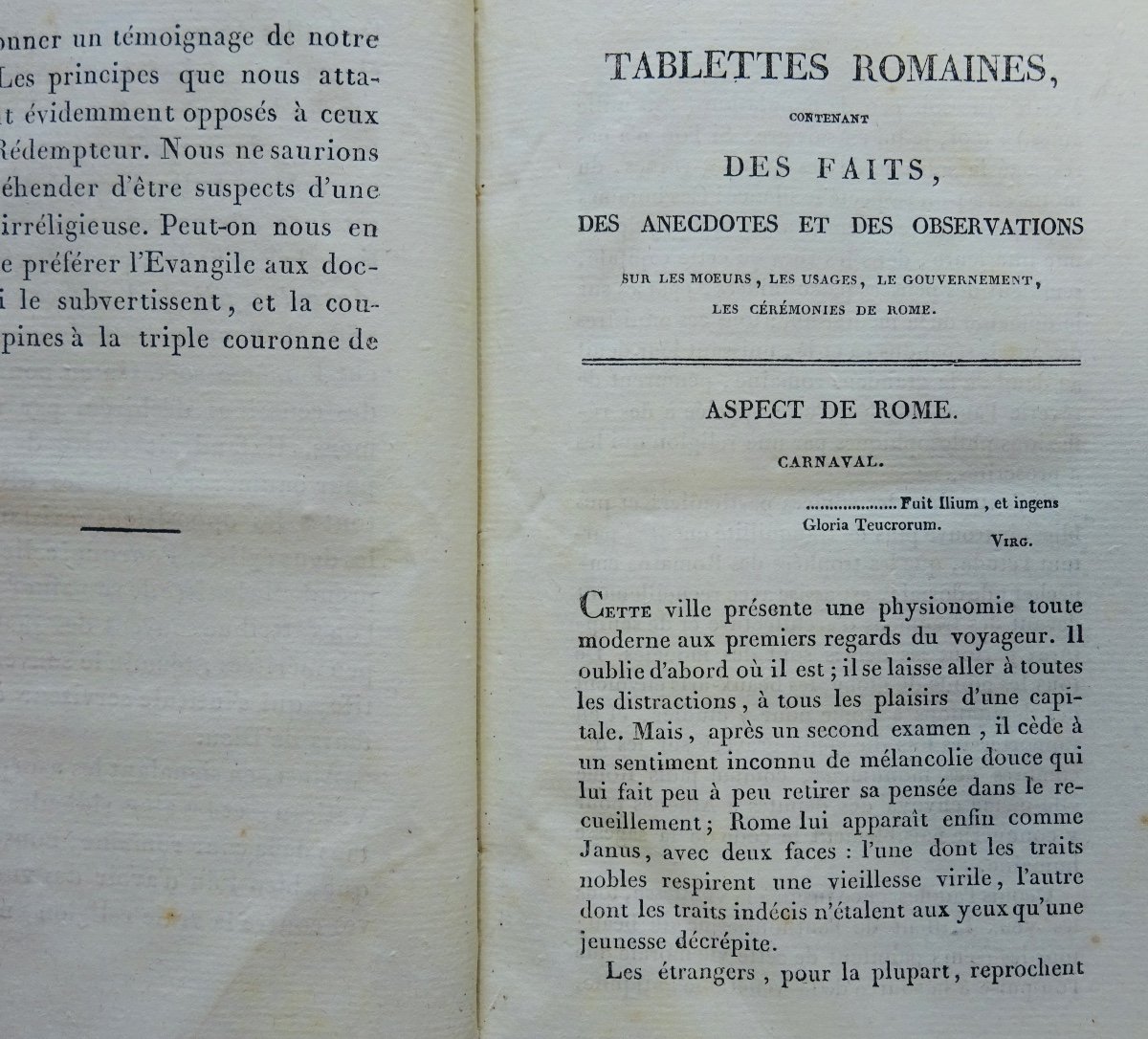 [SANTO-DOMINGO] - Tablettes romaines, contenant des faits, des anecdotes. Paris, 1824.-photo-4