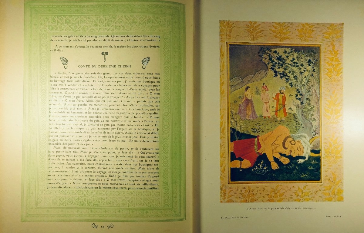 The Book Of A Thousand Nights And One Night. Eugène Fasquelle, 1920. Illustrated By Motteroz And Martinet-photo-1