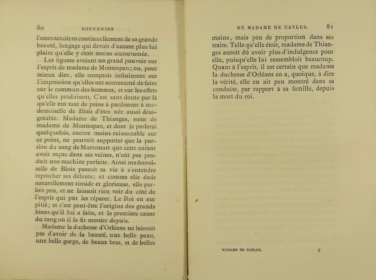 Caylus - Memories Of The Marquise De Caylus. Alphonse Lemerre, 1874.-photo-5