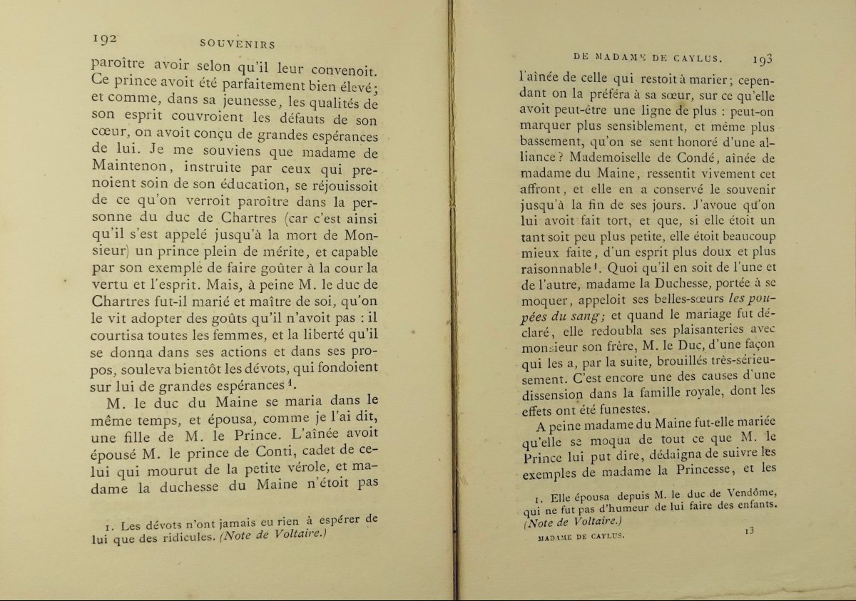 CAYLUS - Souvenirs de la marquise de Caylus. Alphonse Lemerre, 1874.-photo-7