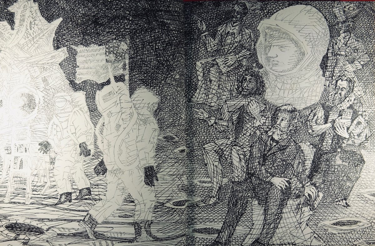 CYRANO DE BERGERAC - Voyage dans la lune.  Club du livre, 1971. Illustré par COUTAUD.-photo-3