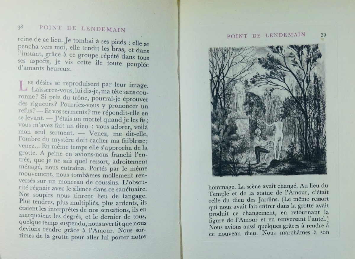 DENON (Vivant) - Point de lendemain., Les Éditions Émile Chamotin, 1942, illustré par CIRY.-photo-3