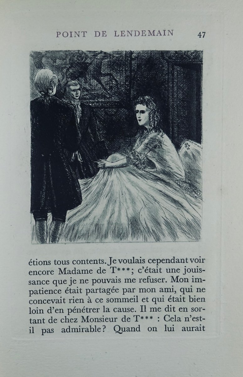 DENON (Vivant) - Point de lendemain., Les Éditions Émile Chamotin, 1942, illustré par CIRY.-photo-7