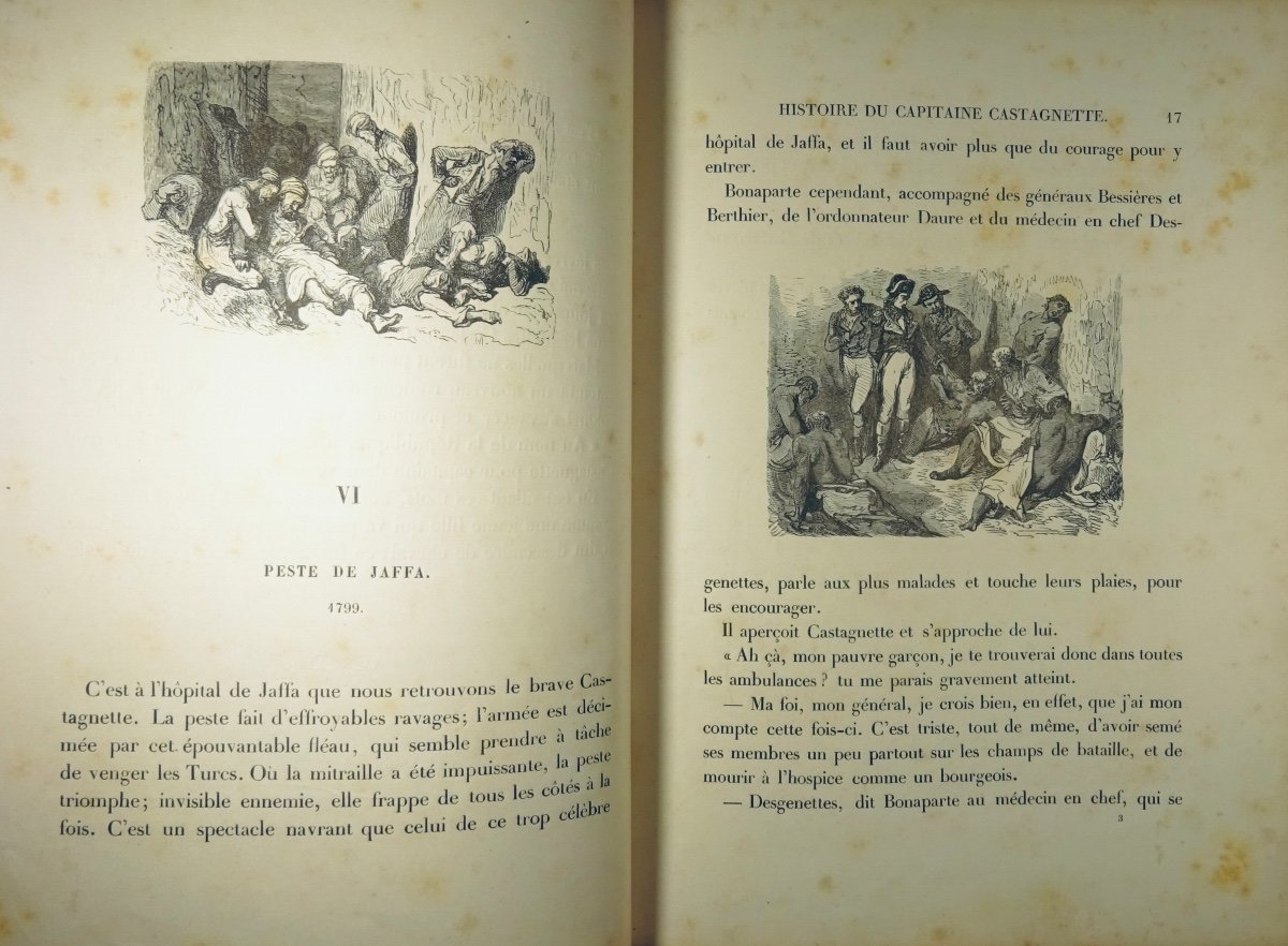 L'ÉPINE (Ernest) - Histoire de l'intrépide capitaine Castagnette. 1867. Illustré par DORÉ.-photo-4