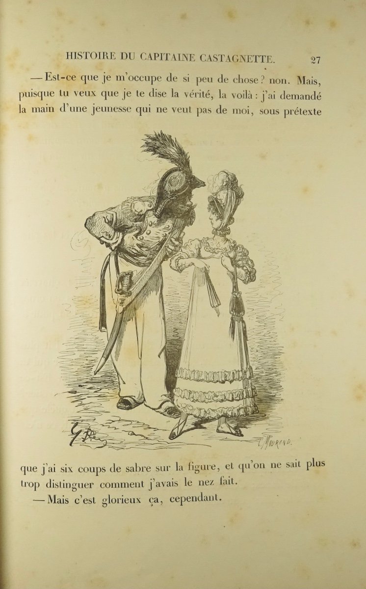 L'ÉPINE (Ernest) - Histoire de l'intrépide capitaine Castagnette. 1867. Illustré par DORÉ.-photo-5
