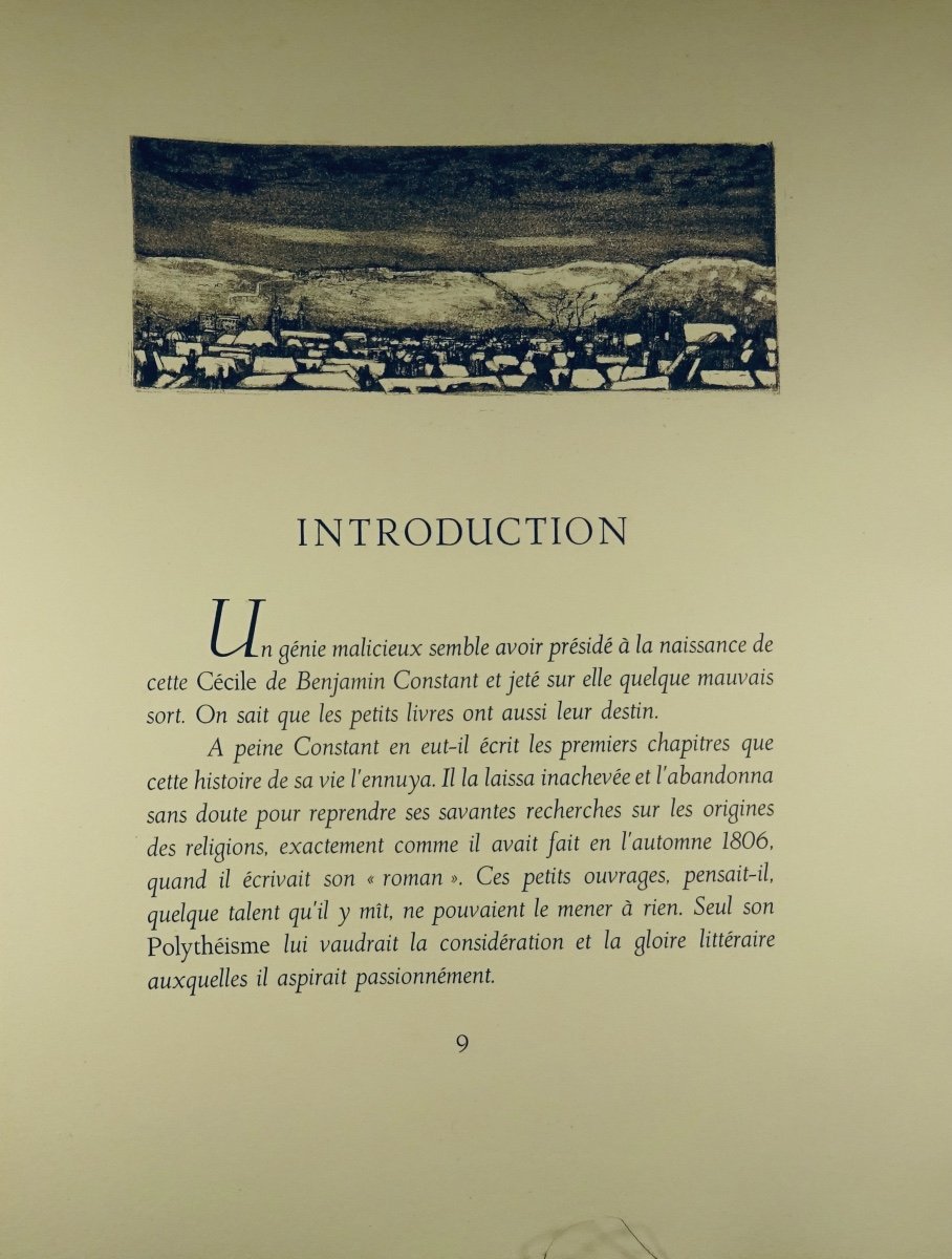 CONSTANT  (Benjamin) - Cécile. Les Bibliophiles Comtois, 1964, illustré Par GANTNER.-photo-1