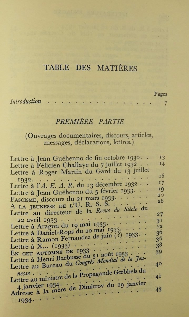 GIDE (André) - Littérature engagée. Gallimard, 1950, cartonnage Paul BONET.-photo-4