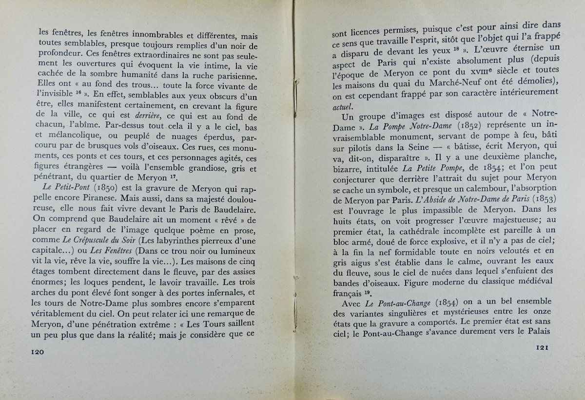 JOUVE - Tombeau de Baudelaire.  Seuil, 1958, exemplaire du service de presse avec un envoi.-photo-3