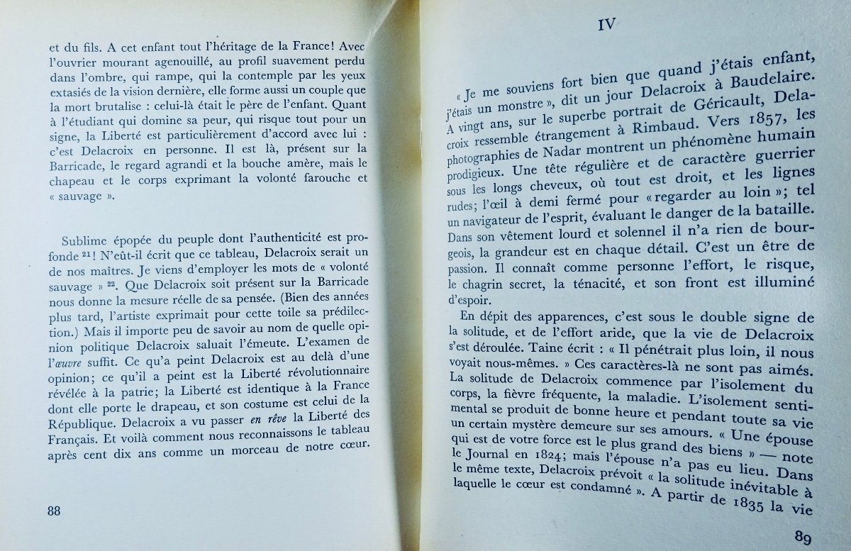 JOUVE - Tombeau de Baudelaire.  Seuil, 1958, exemplaire du service de presse avec un envoi.-photo-5