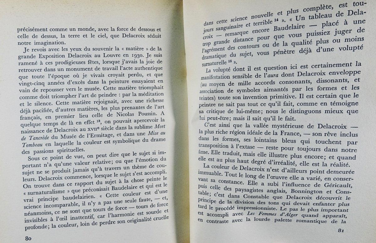 JOUVE - Tombeau de Baudelaire.  Seuil, 1958, exemplaire du service de presse avec un envoi.-photo-6