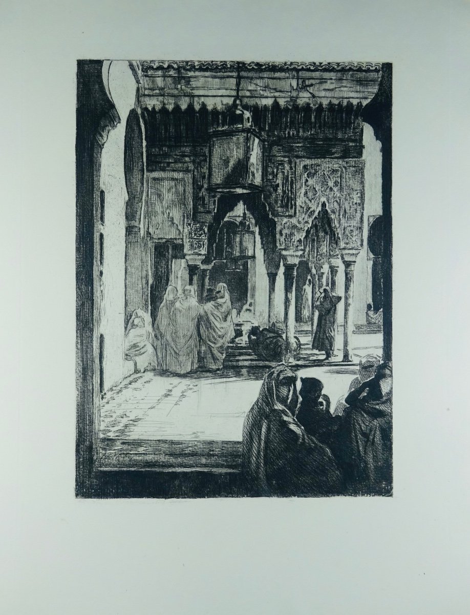 CHEVRILLON - Un crépuscule d'Islam. Se trouve chez l'artiste, 1930, illustré par LOBEL-RICHE.-photo-2