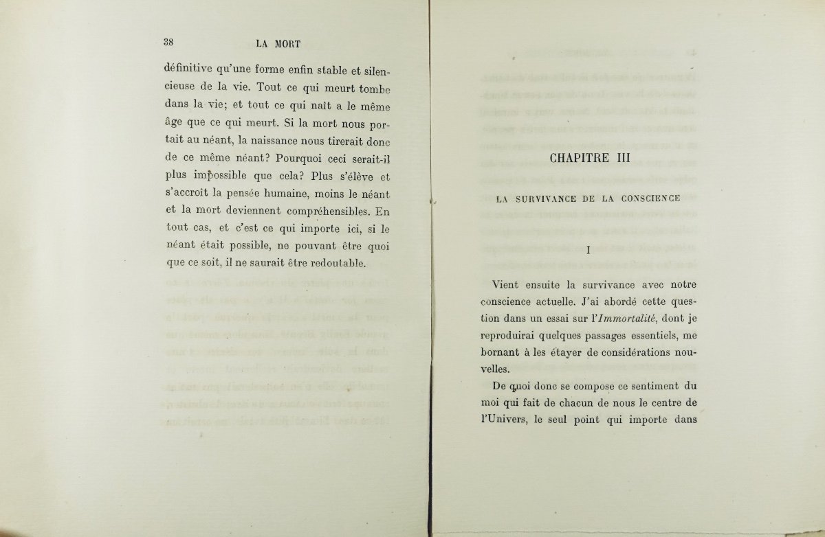 Maeterlinck (mauritius) - Death. Paris, Bibliothèque-charpentier, 1913. First Edition.-photo-3