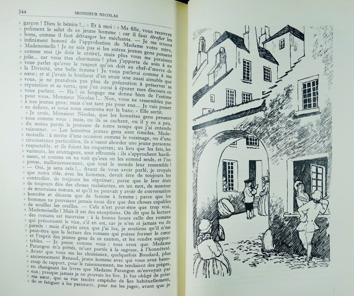 Restif De La Bretonne - Mr. Nicolas. Jonquières, 1924, Illustrated By Sylvain Sauvage.-photo-5