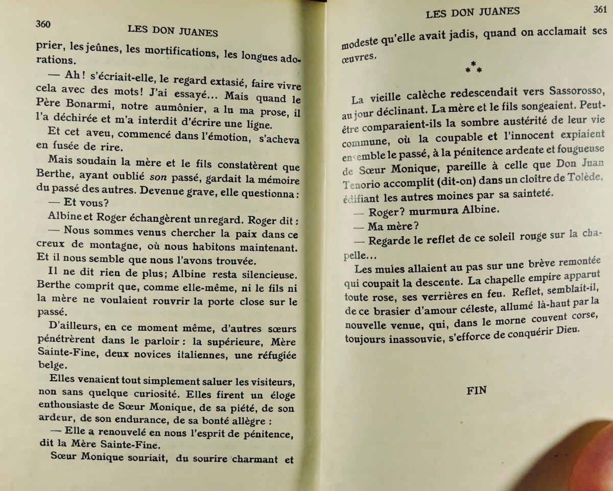 PRÉVOST (Marcel) - Les Don Juanes. Paris, La Renaissance du Livre, 1922, édition originale.-photo-4