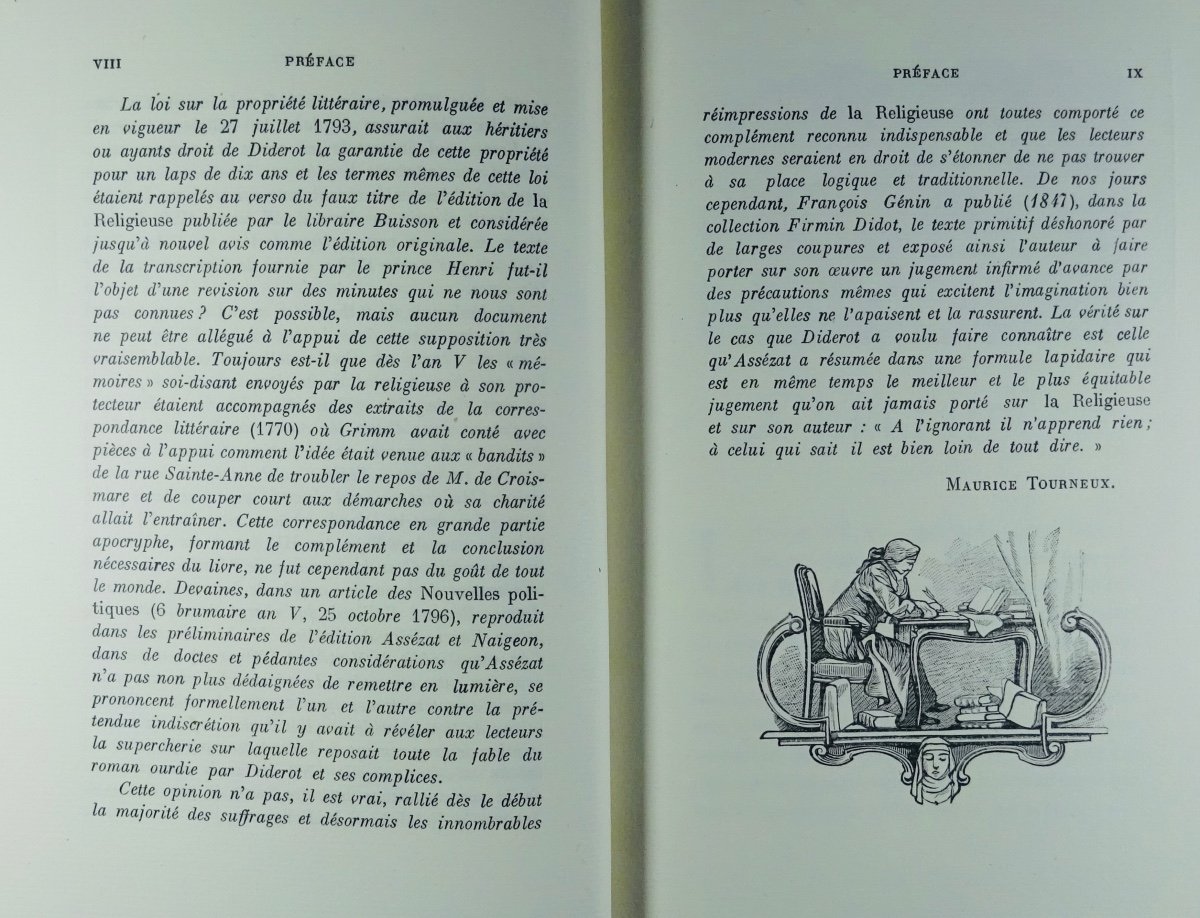  DIDEROT (Denis) - La religieuse. Paris, J. Chevrel, 1916, illustré par VAN MAELE.-photo-6