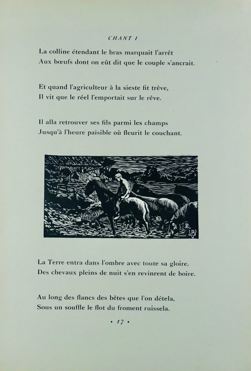 Jammes (francis) - The Christian Georgics. René Kieffer, 1920, Illustrated By Vettiner.-photo-1