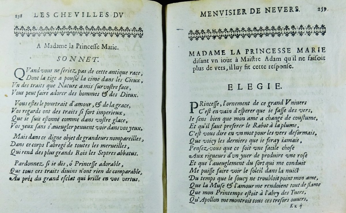 Billaut (adam) - The Ankles Of Me Adam Carpenter Of Nevers. Chez Toussaint Quinet, 1644.-photo-4