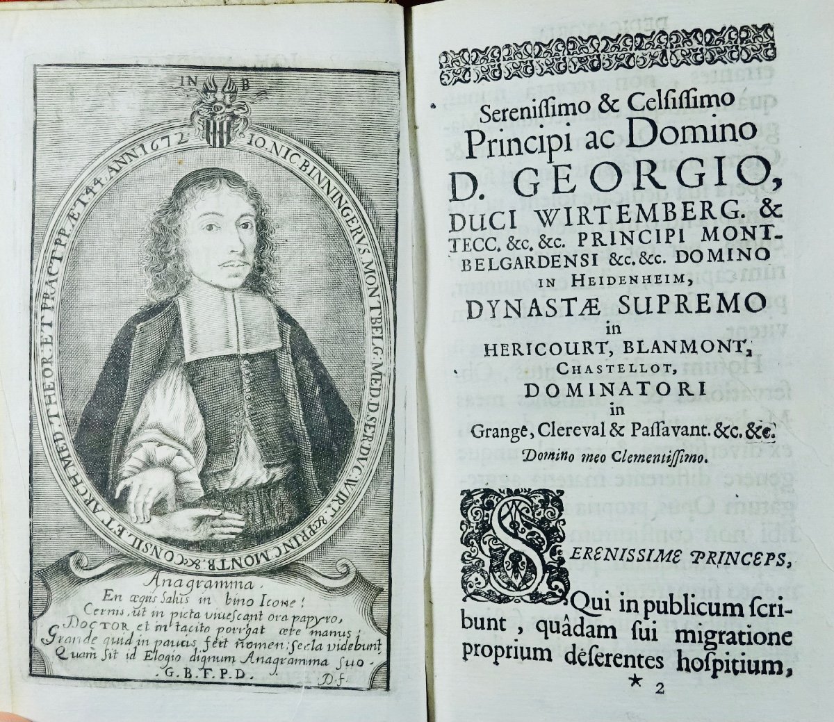 BINNINGER (Jean-Nicolas) - Observationum et curationum medicinalium. 1673. -photo-2