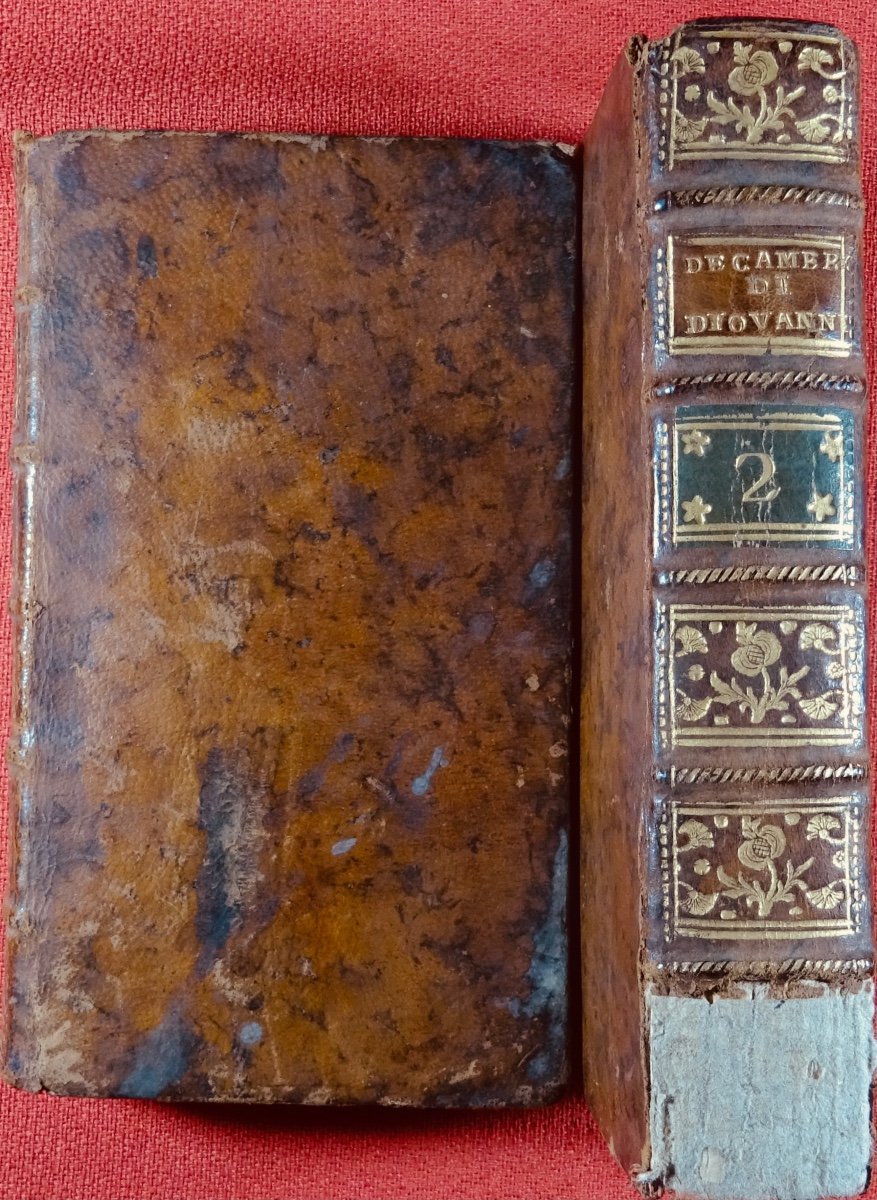 Boccace (jean) - Il Decamerone Di Giovani Boccaccio. London, Se, 1774. Contemporary Binding.-photo-2