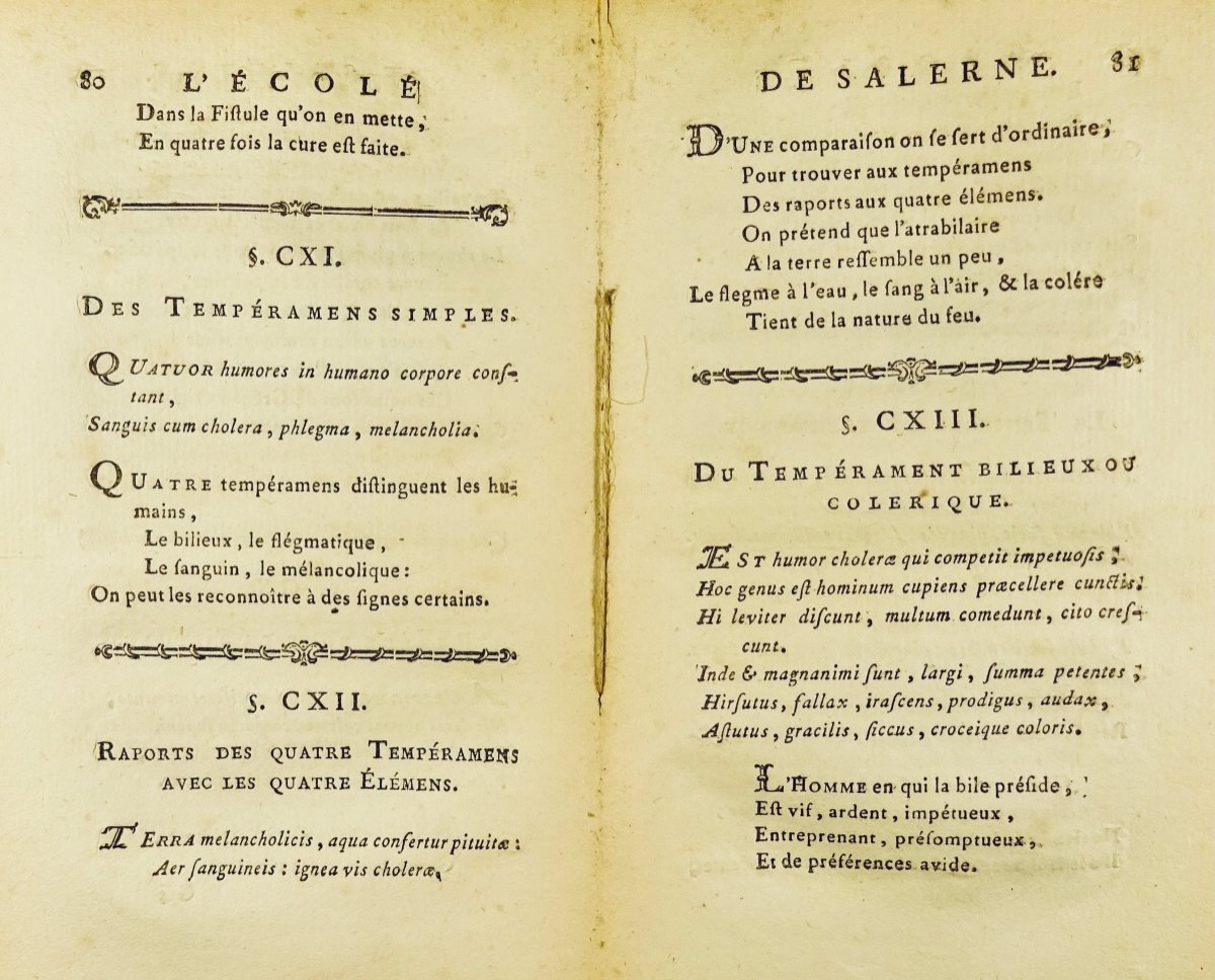 [BRUZEN DE LA MARTINIERE] - L'Art de conserver sa santé, composé par l'école de Salerne. 1777.-photo-7