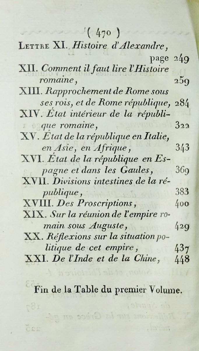 Ferrand - The Spirit Of History, Or Political Letters. Chez Nyon, 1805, Contemporary Binding.-photo-1