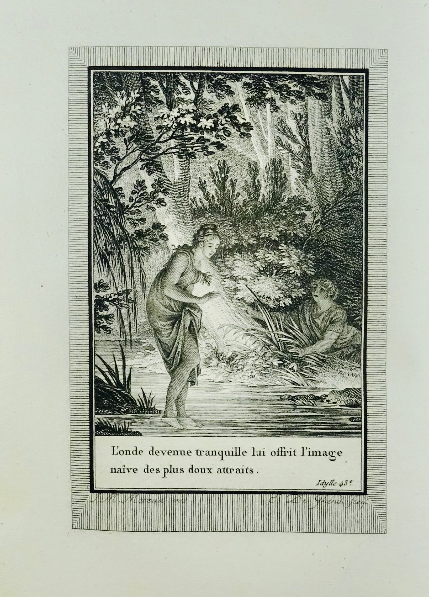 GESSNER - Oeuvres de Salomon Gessner. Chez Antoine-Augustin Renouard, 1799.-photo-4
