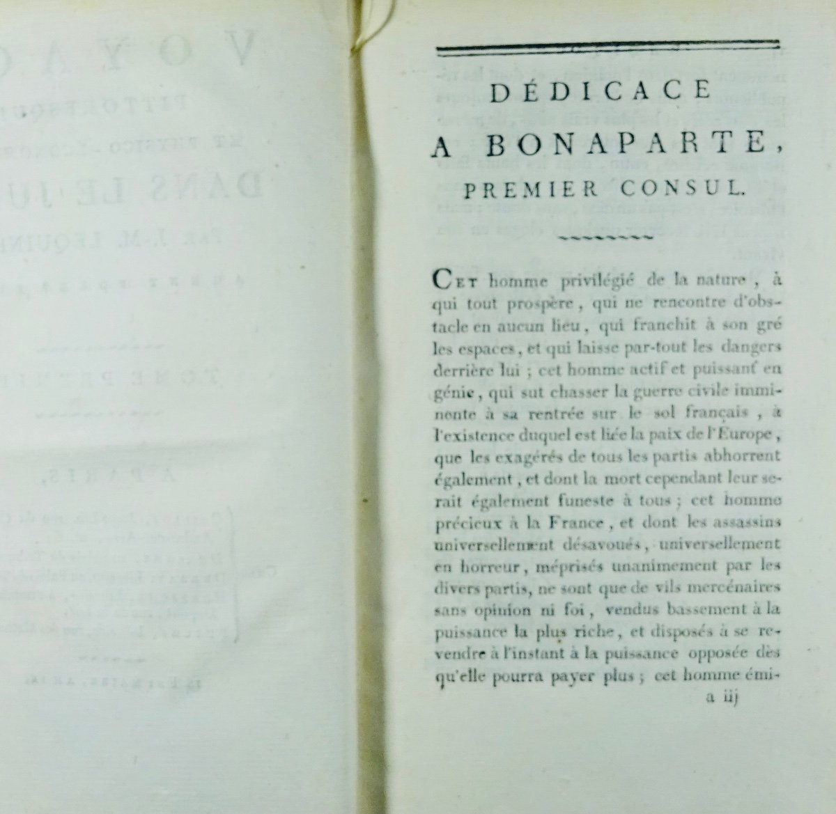 LEQUINIO (J.-M.) - Voyage pittoresque et physiquo-économique dans le Jura. 1801.-photo-2