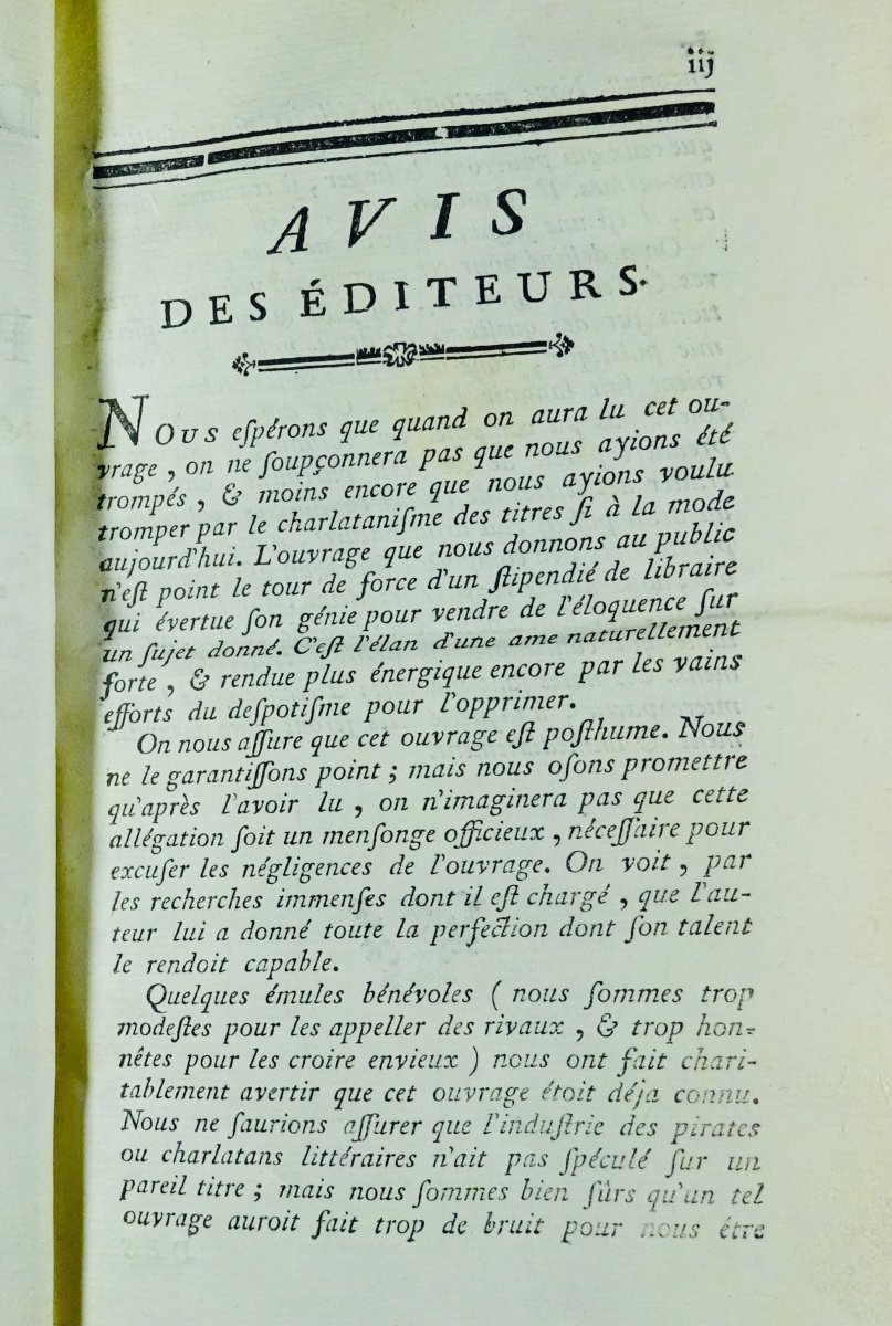 [MIRABEAU] - Des Lettres de cachet et des prisons d'état, ouvrage posthume, composé en 1778.-photo-2