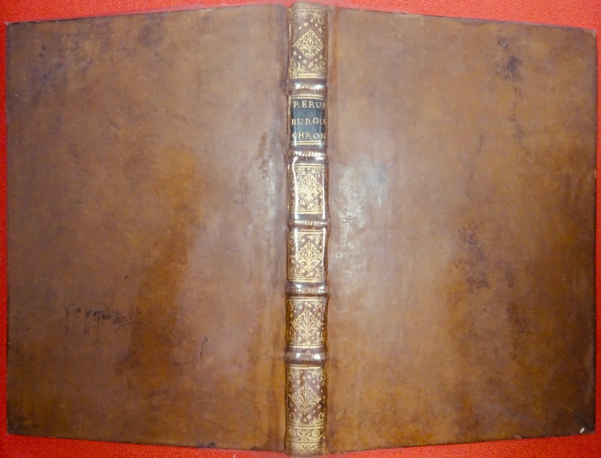 Vignier (nicolas) - Rerum Burgundionum Chronicon. 1575, 18th Century Binding.-photo-4