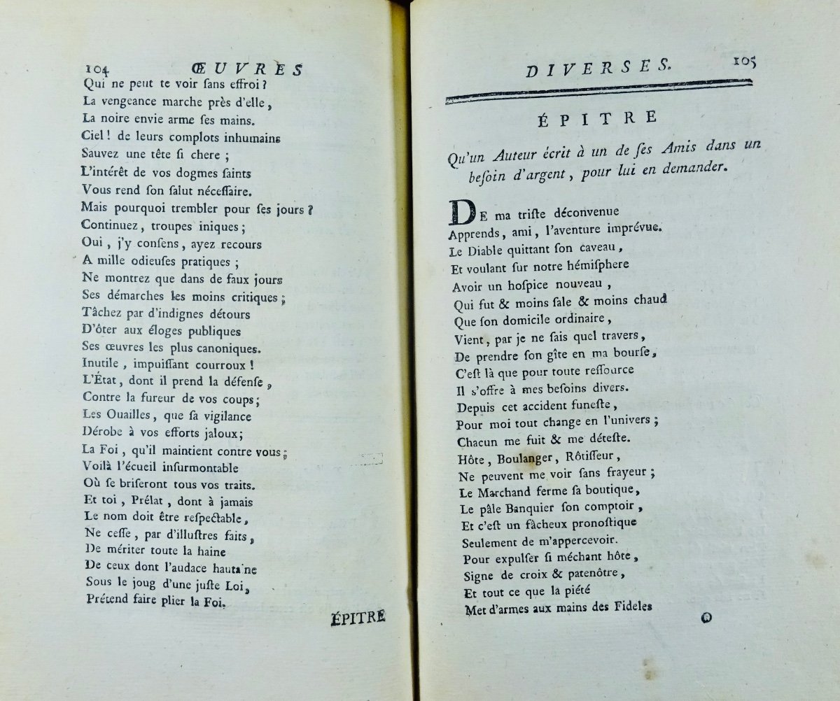 Voltaire - Philosophical Letter. Berlin, At The Expense Of The Company, 1774, In Contemporary Binding.-photo-2