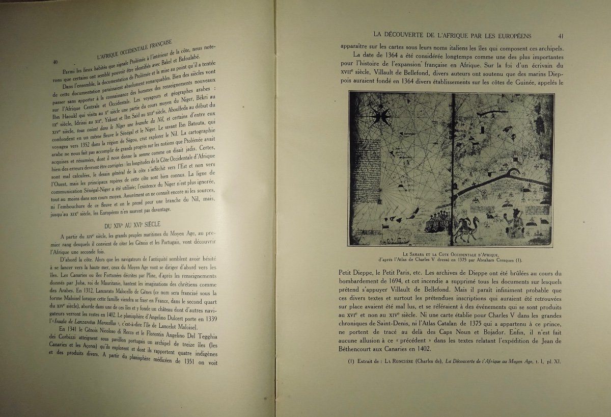 DELONCLE (Pierre) - l'Afrique Occidentale Française. Leroux, 1934, Broché.-photo-3