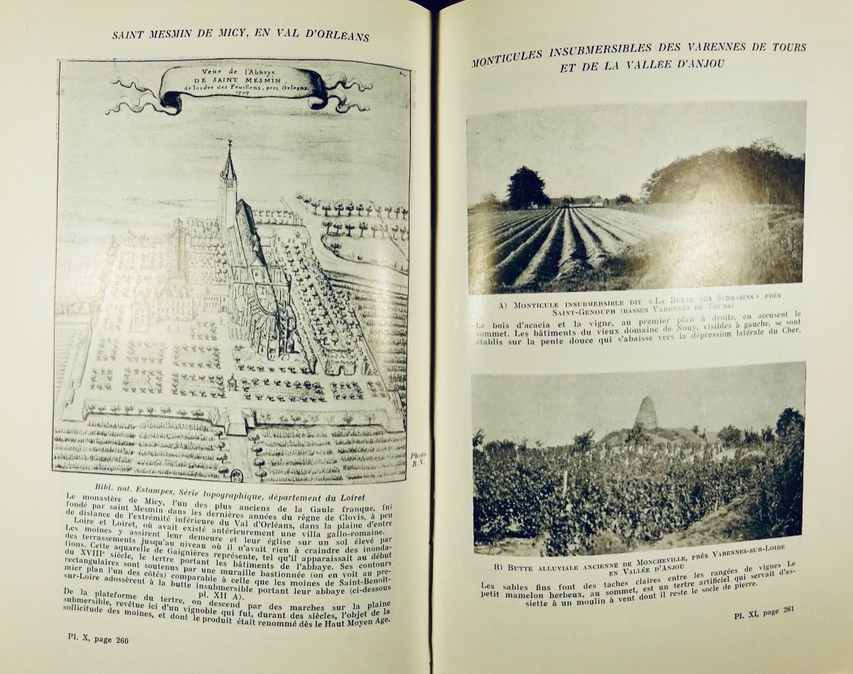 DION (Roger) - Histoire des levées de la Loire. Paris, Chez l'auteur, 1961, bien relié.-photo-8