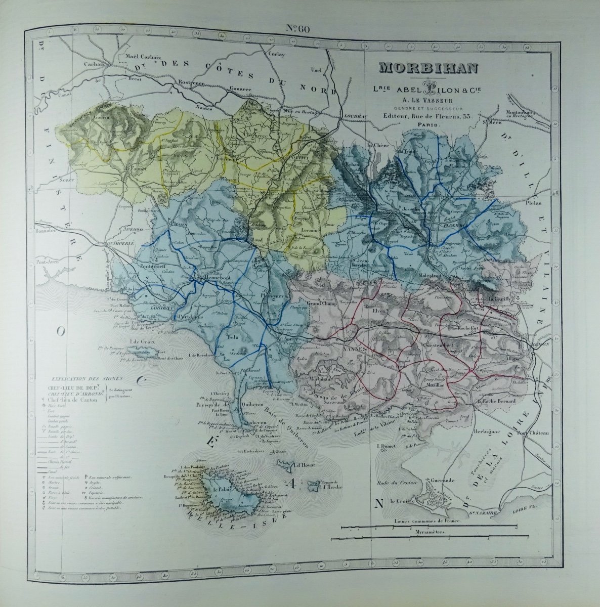 Fisquet - Grand Atlas Of France, Algeria And The Colonies, 106 Maps. Around 1880.-photo-1