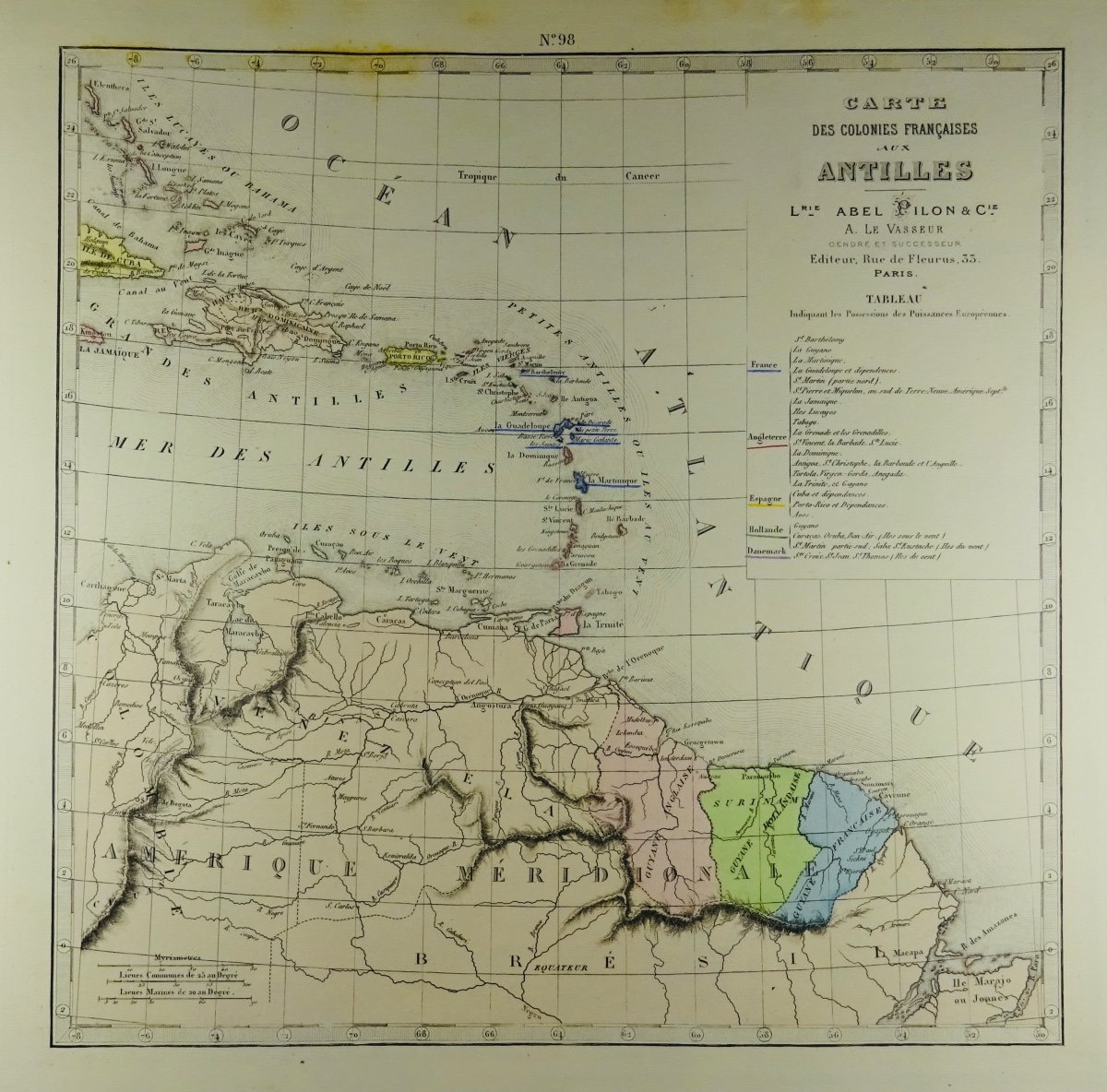 FISQUET - Grand atlas de la France, de l'Algérie et des colonies, 106 cartes. Vers 1880.-photo-7