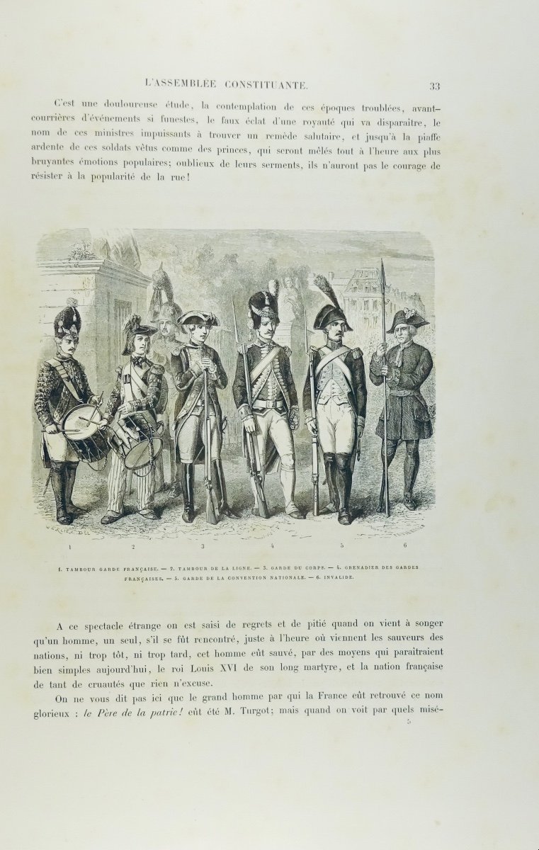 Janin (jules) - The French Revolution. Paris, Imprimerie De Ch. Lahure Et Cie, 1862, Bound.-photo-4