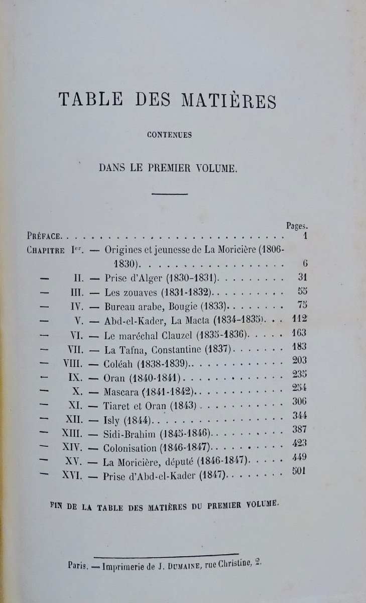 Keller (e.) - General De La Moricière His Political And Religious Military Life. 1874.-photo-1