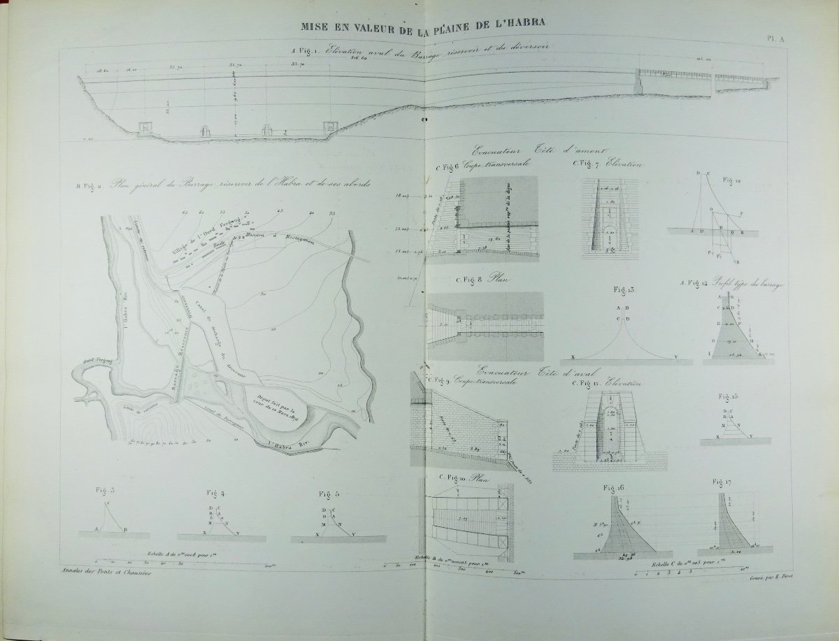 POCHET (Léon) - Mémoire sur la mise en valeur de la plaine de l'Habra. Algérie, 1875.-photo-4