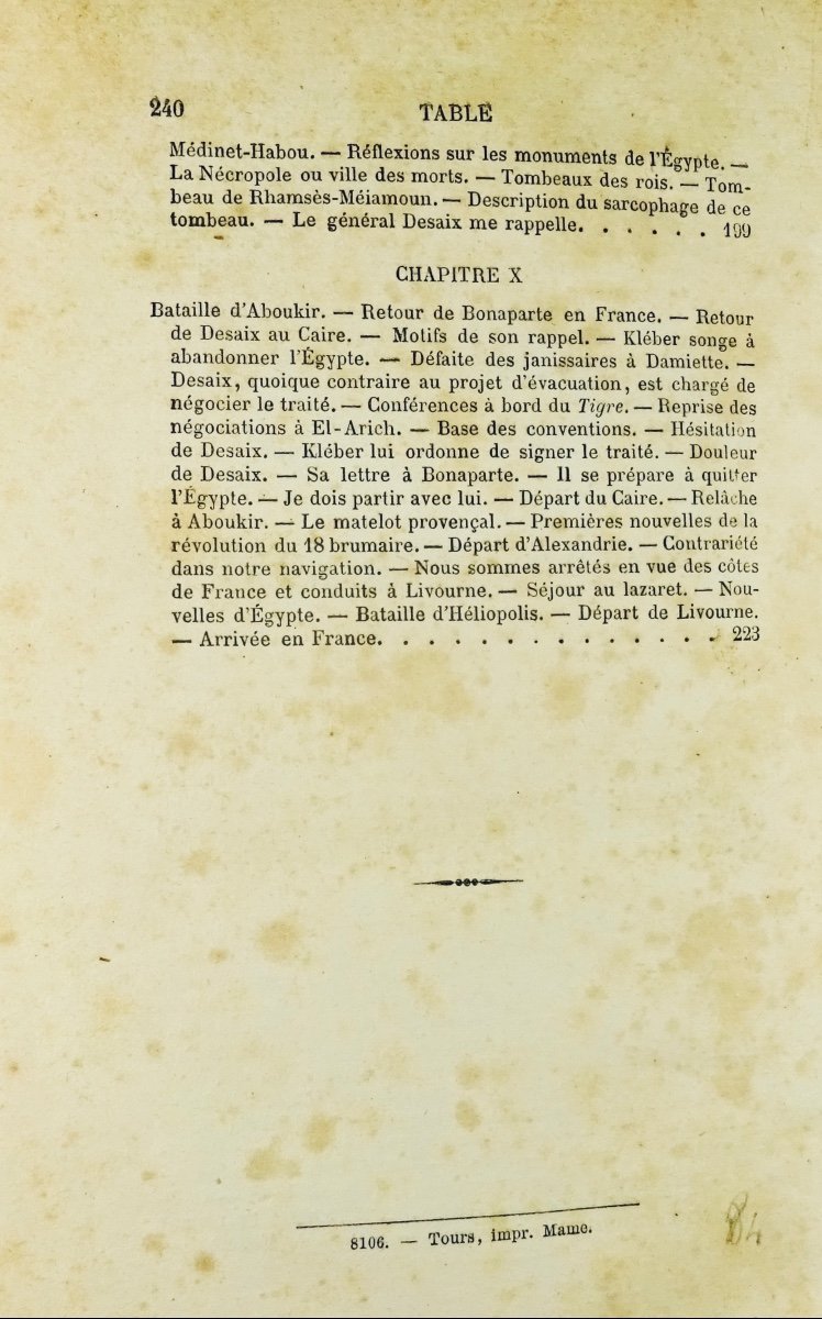 Roy (j.-j.-e.) - The French In Egypt. Mame, In Contemporary Binding, 1878.-photo-5