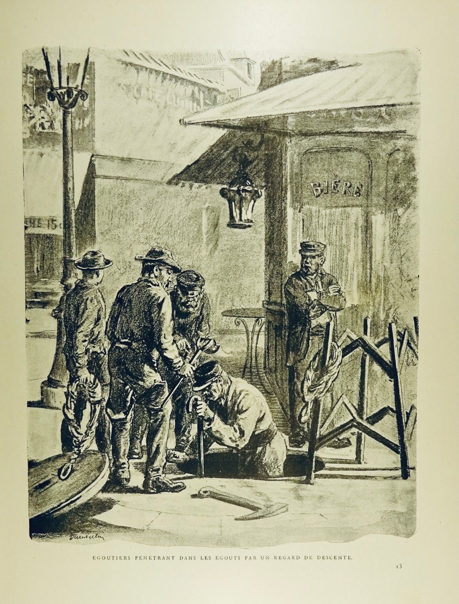 Strauss (paul) - Paris Ignored. Imprimeries Réunies, 1892 And In Publisher's Cardboard.-photo-7