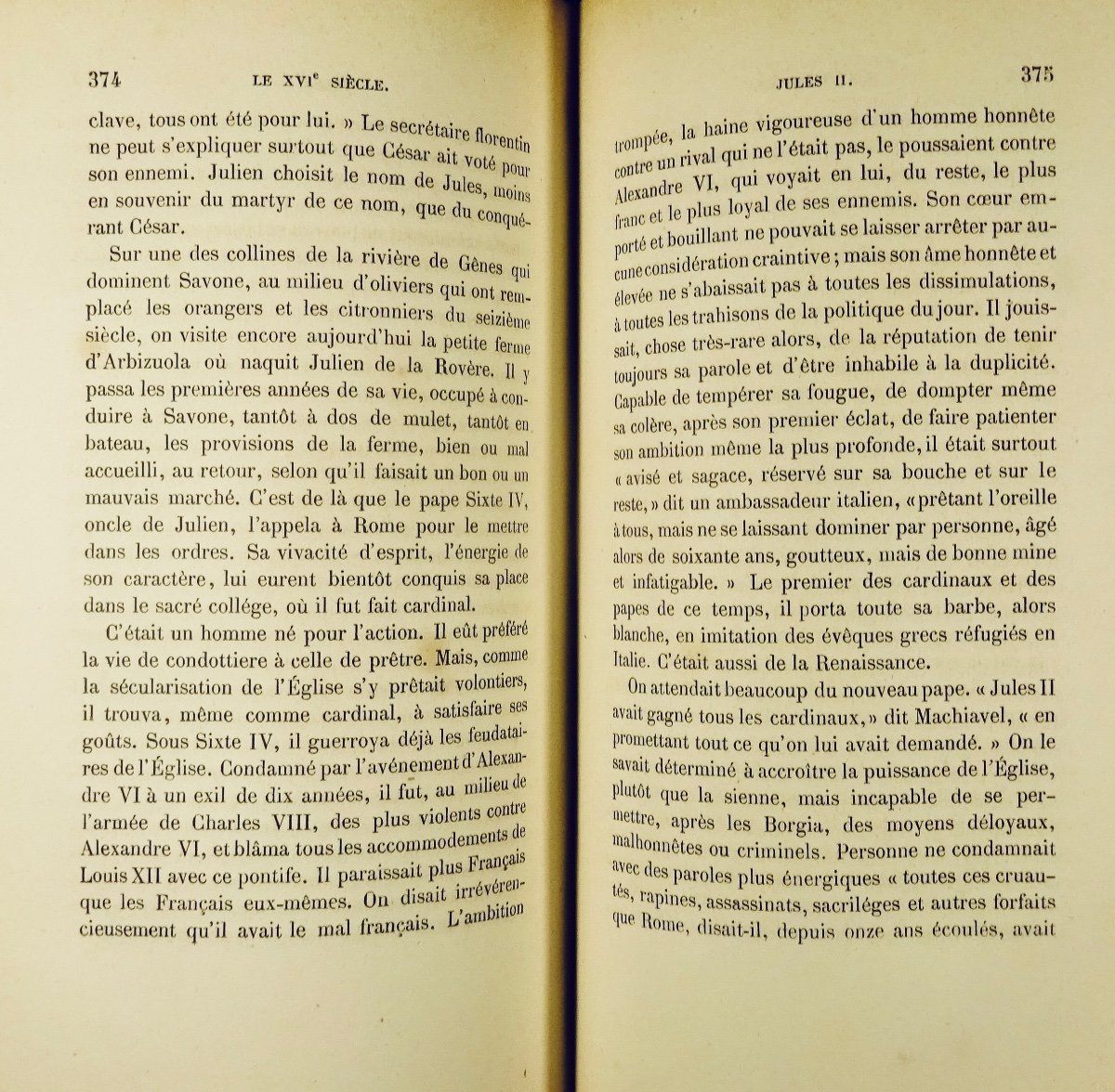 ZELLER - Italie et Renaissance. Librairie Académique Didier et Cie, 1869, belle reliure.-photo-6