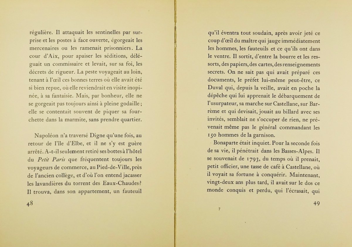 ARNOUX - Haute-Provence. Émile-Paul Frères, 1926, frontispice de WAROQUIER.-photo-2